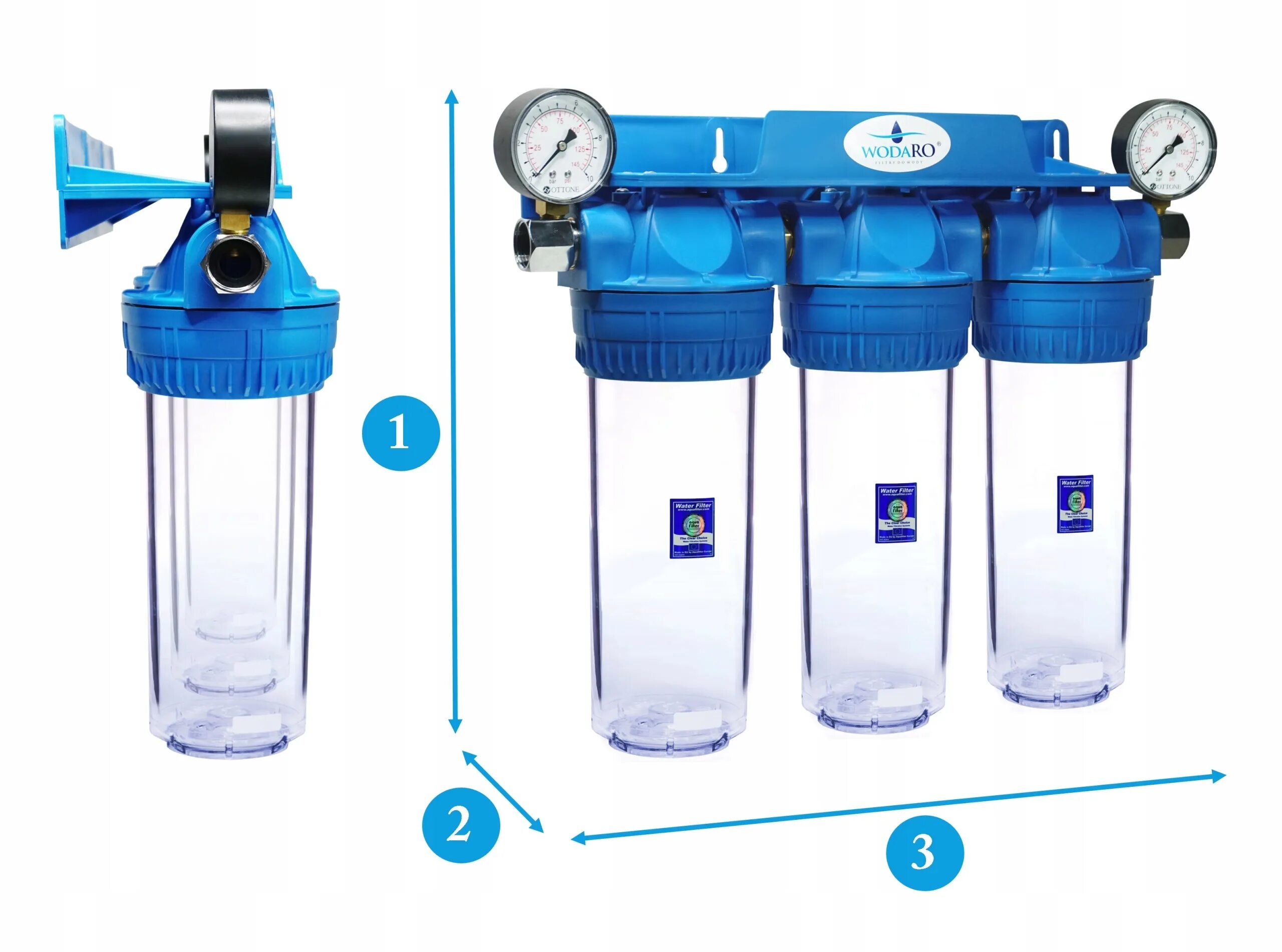3-Х ступенчатый магистральный фильтр для воды. Трехступенчатый магистральный фильтр 103. Фильтр для воды 3 ступени. Магистральная система очистки воды из 3 фильтров. Размеры магистральных фильтров