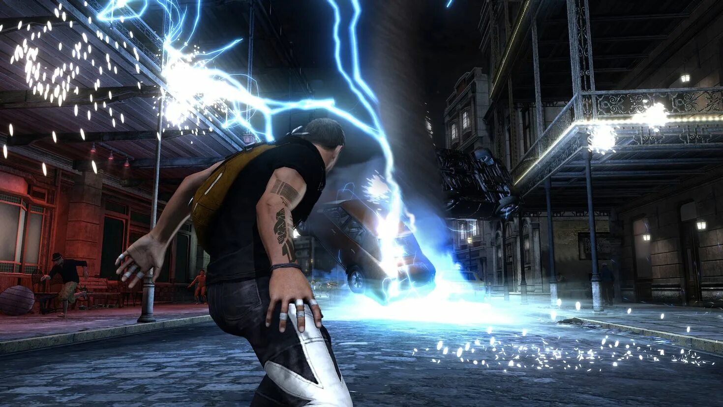 Инфеймос 2. Infamous 2008. Infamous 2 ps3. Дурная репутация 2 ps3.