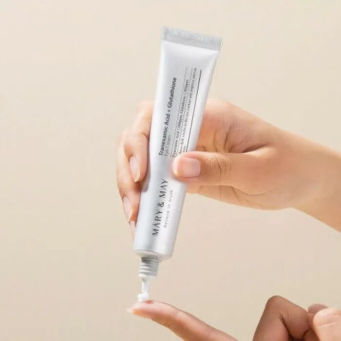 Крем с глутатионом. Mary&amp;may tranexamic acid + glutathion eye cream. mary may tranexamic acid+ eye cream. осветляющий крем.
