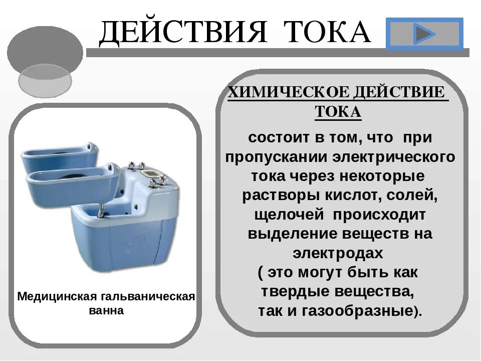 Действия электрического тока тепловое химическое магнитное 8 класс. Химическое действие электрического тока примеры. Химическое действие тока примеры. Примеры химического действия электрического Ока.