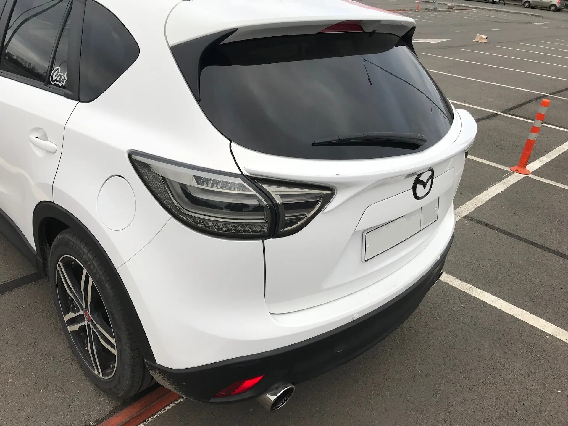Как снять спойлер мазда сх 5 Спойлер крышки багажника Topline для Mazda CX-5 (Мазда сх 5) купить с доставкой