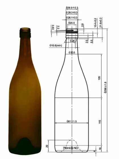 Высота стандартной бутылки вина 0.75. Диаметр бутылки вина 0.75. Диаметр горлышка винной бутылки 0.75. Размер бутылки Бургундия 0.75.