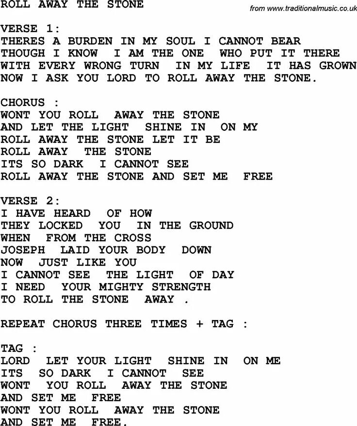 Песня rolled up. Roll away. Starring Stone текст. Ноты the Angel rolled the Stone away. Bluegrass Gospel Lyrics and Chords.