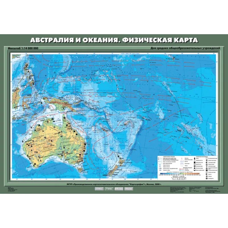 Австралия моря карта. Австралия моря карта