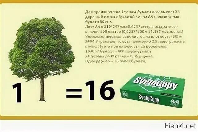 Расход деревьев
