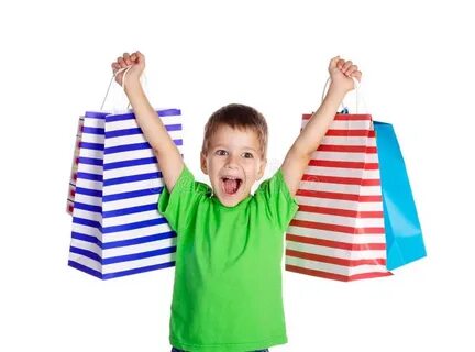 Boy shopping
