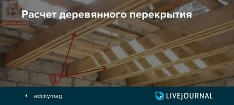 Пролет деревянных балок