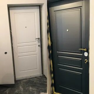 Чем можно покрасить металлическую дверь