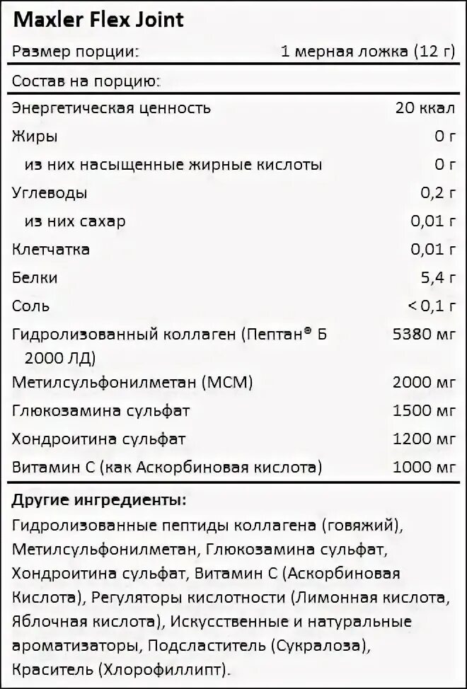 Maxler Flex Joint 360 гр. Flex Joint Maxler состав. Maxler Flex Joint (360 грамм). Коллаген Макслер состав. Maxler flex joint