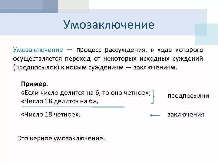 Ход размышлений. Заключение в логике примеры. Умозаключение примеры. Понятие суждение умозаключение. Логический вывод пример.