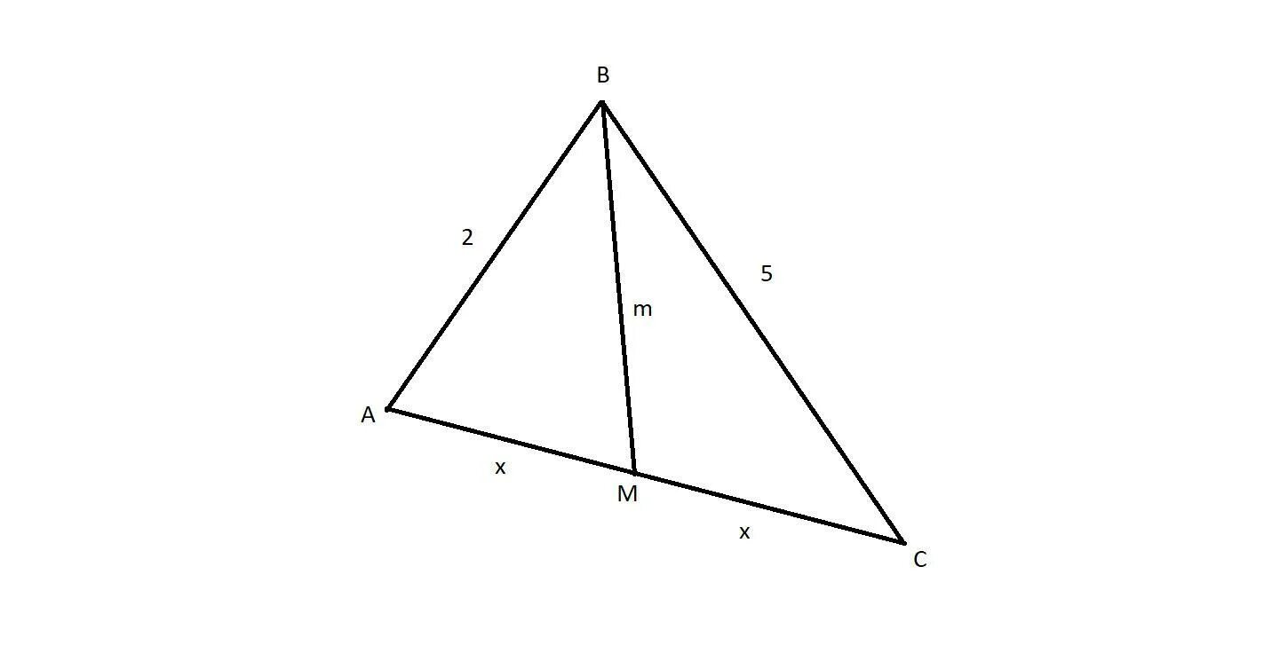 Стороны треугольника равны 4 118 см. Медиана проведенная к 3 стороне. Длины двух сторон треугольника равны 2 и 5 докажите что Медиана. Равный длина двух сторон. Длину 2 равных сторон.