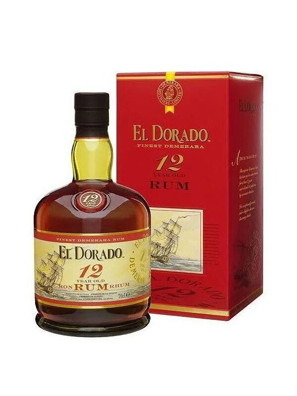 Ром el Dorado 12 лет 0.7 л. Ром el Dorado 12 years old, Gift Box, 0.7 л. Ром el Dorado 21 years 0.7 л. Фруктовый Ром.