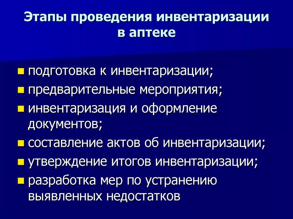 Регламент инвентаризации