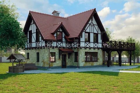 Баварский фасад дома