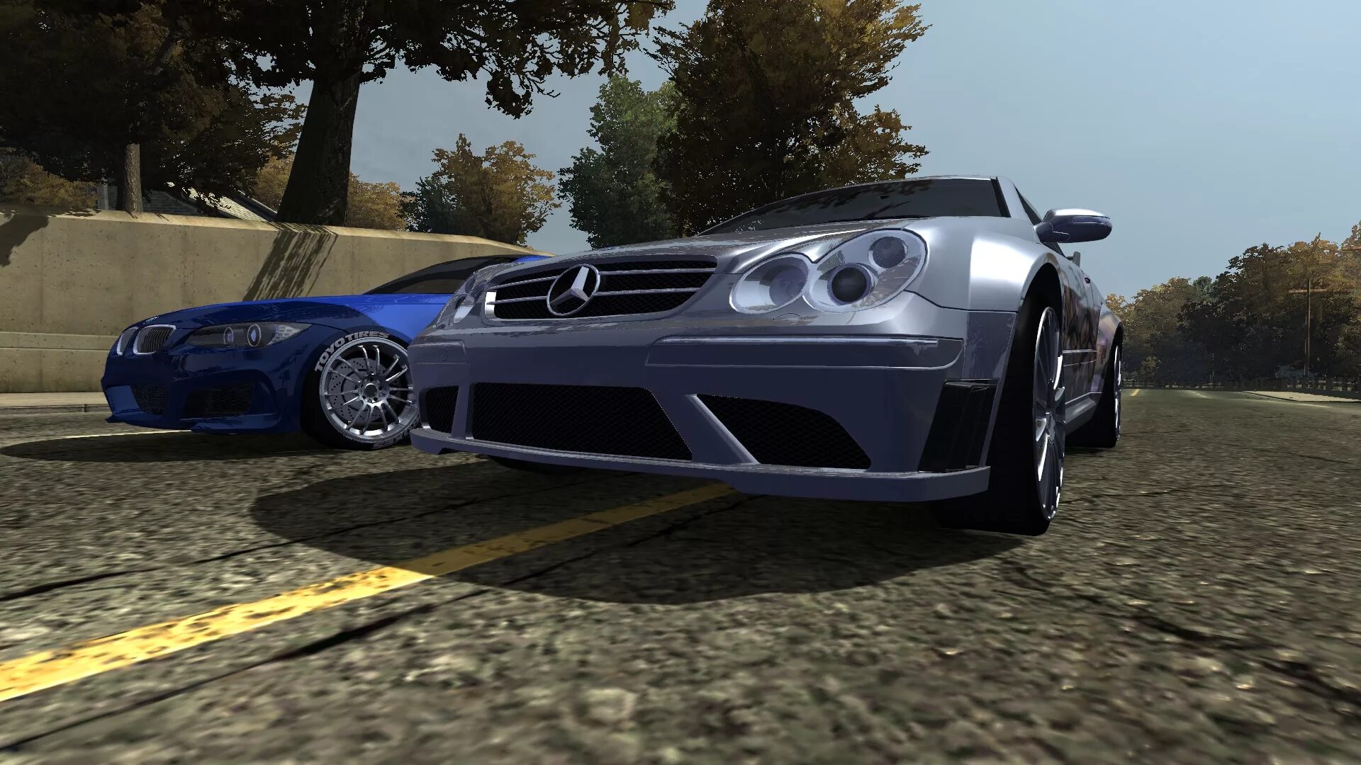 Nfs mods cars. Mercedes e55 AMG NFS MW. Нфс 2005 Мерседес. Мерседес из нфс 2005. NFS w211.