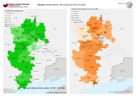 Шумы донецкая область на карте