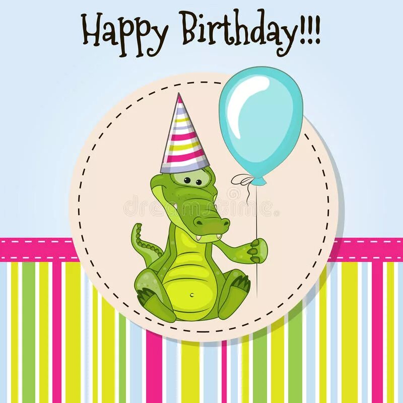 С днём рождения крокодильчик. С днём рождения советские открытки. Поздравительная открытка с крокодилом. С днём рождения шарики. Поздравление с днем рождения крокодил.