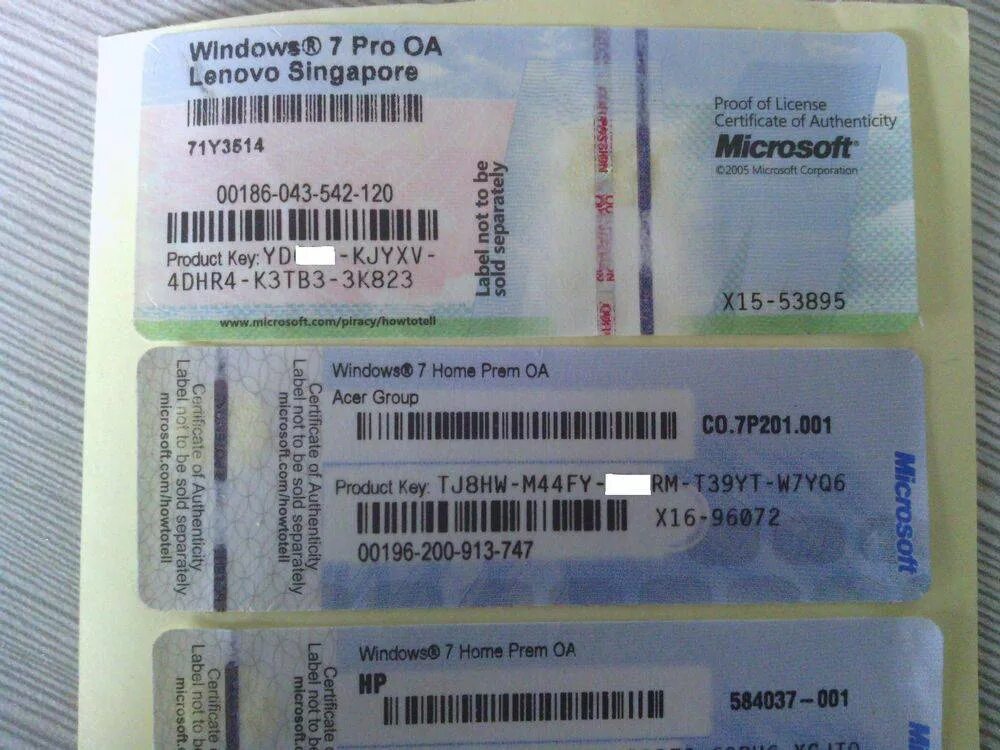 Windows key ru. Наклейка Windows 7 COA. Ключ Windows 7 Ultimate ASUS. Наклейка лицензии Windows 10. Стикеры ключ Windows XP professional sp3.