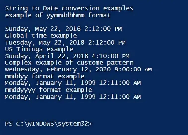 C datetime parse. C datetime parse