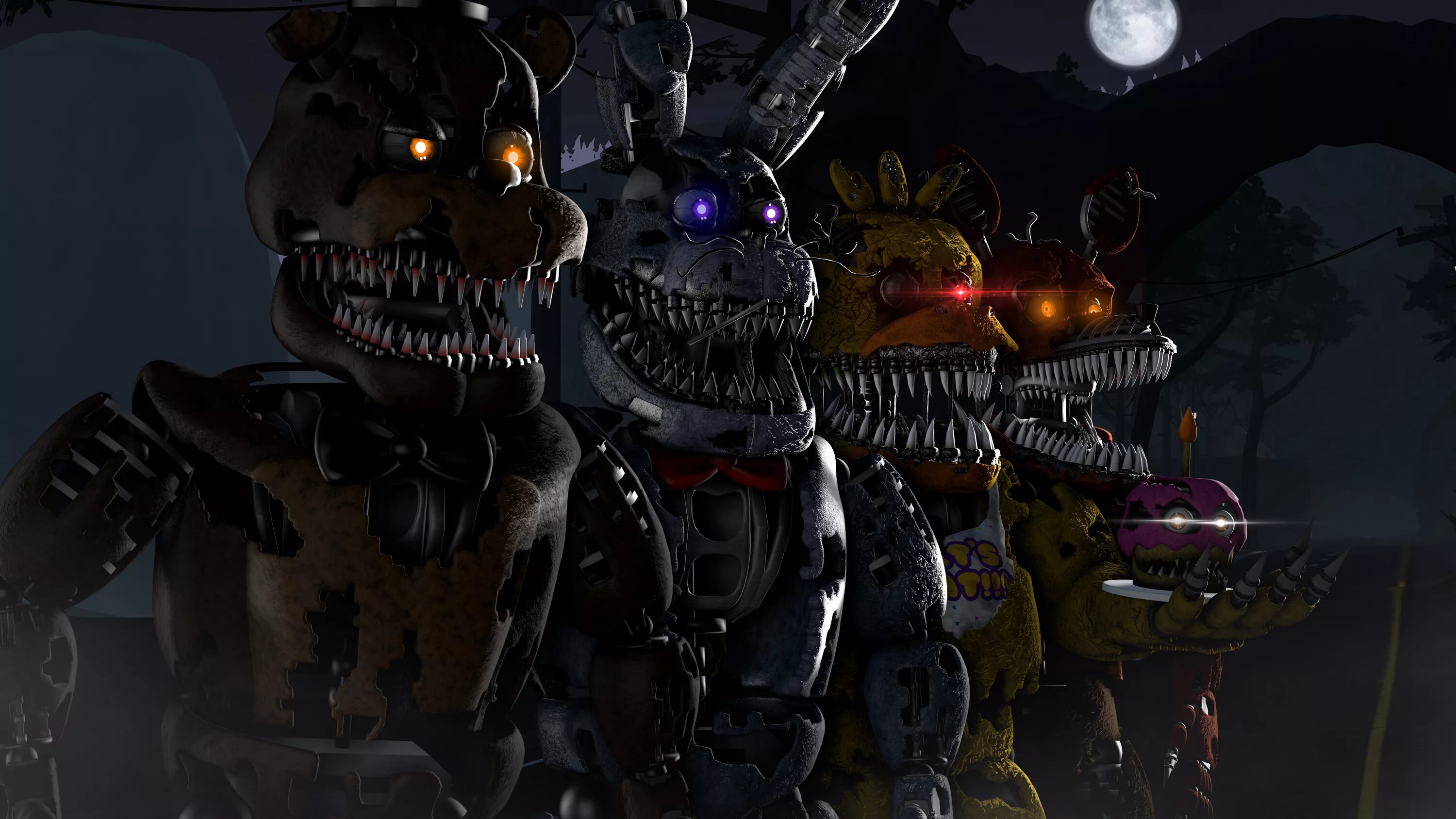 ФНАФ 4. ФНАФ 4 кошмарный Бонни. Игра five nights at freddys 4