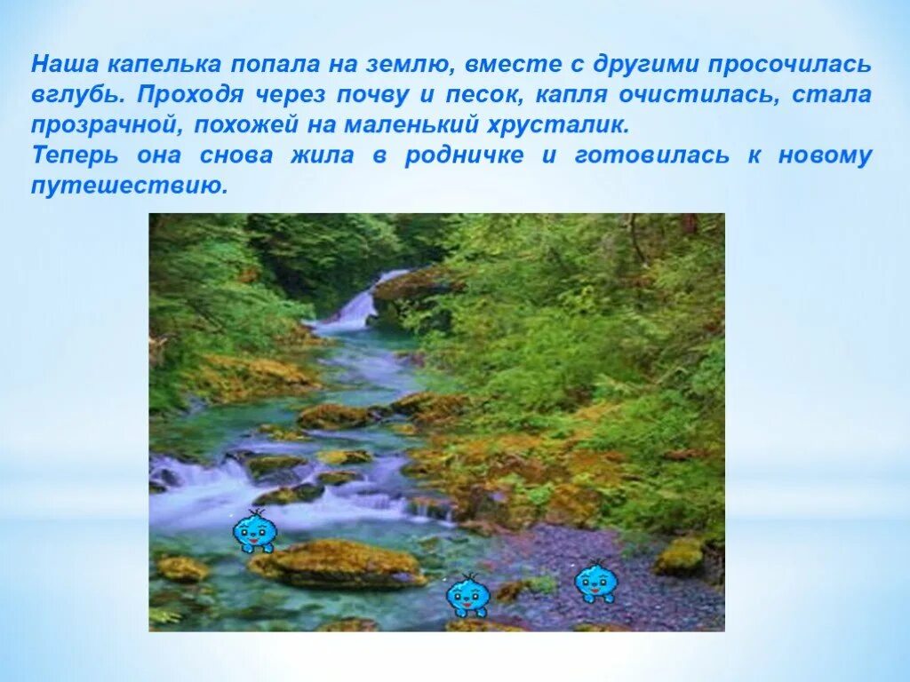 Путешествие воды в природе. Круговорот воды в природе капля. Приключение капельки воды. Рассказ о путешествии воды в природе