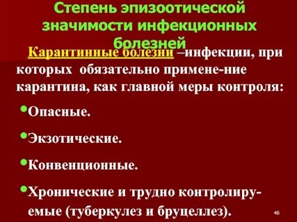 Карантинные инфекции