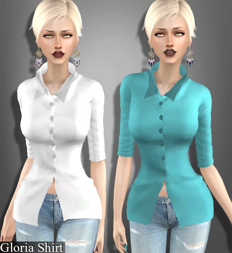 Симс 4 мод андроид. Sims 4 сорочка. sims 4 женская рубашка. белая рубашка симс 4. sims 4 shirt.