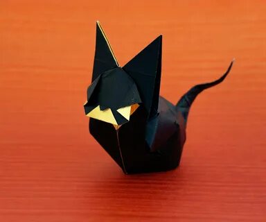 Черный оригами