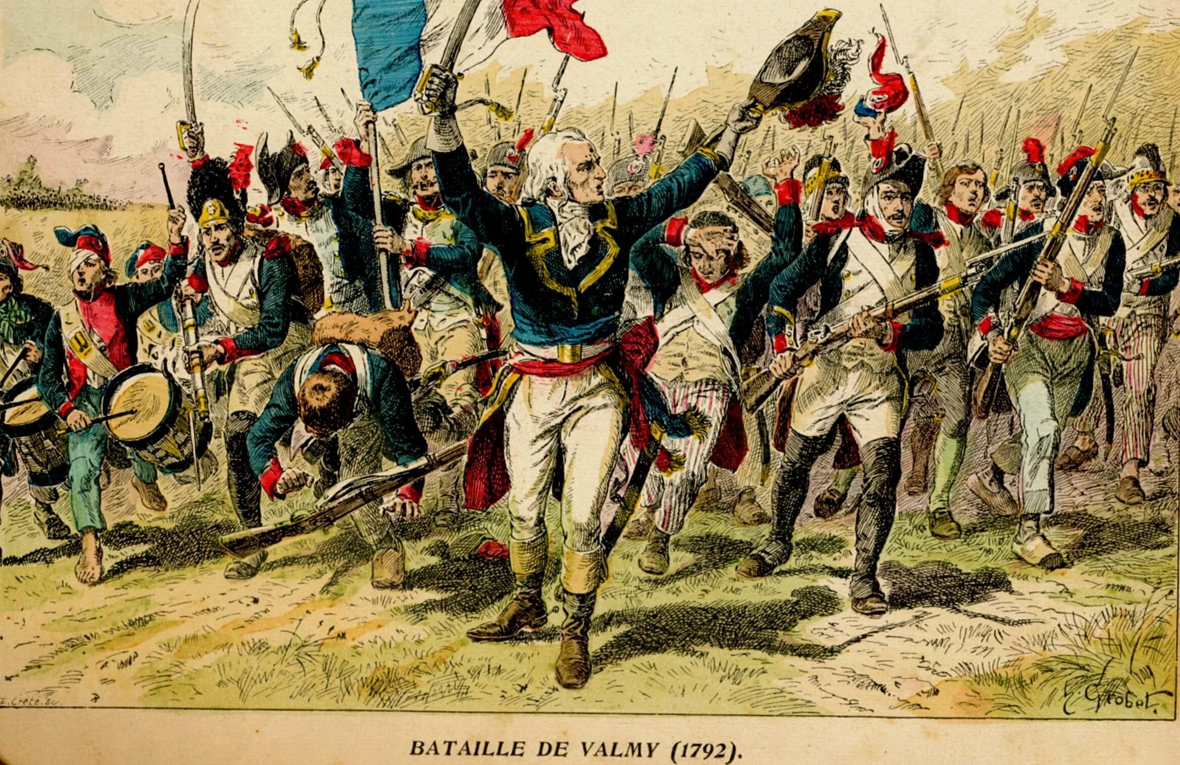 Как видели себя англичане французы немцы. Битва при Вальми 1792. Сражение при Алькоме 1792. Сражение при Вальми. Французские революционные войны 1792 1797.