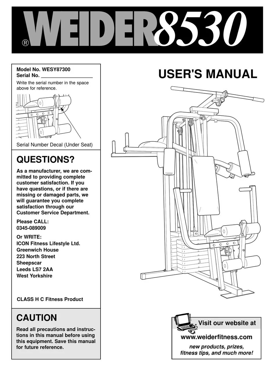 Read manual before use