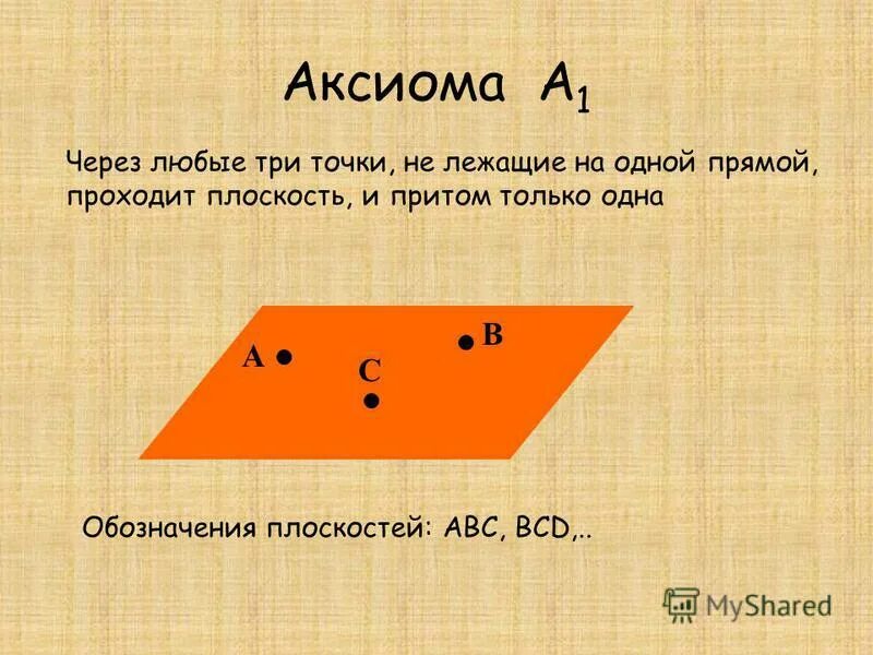 На каждой прямой поставь точку