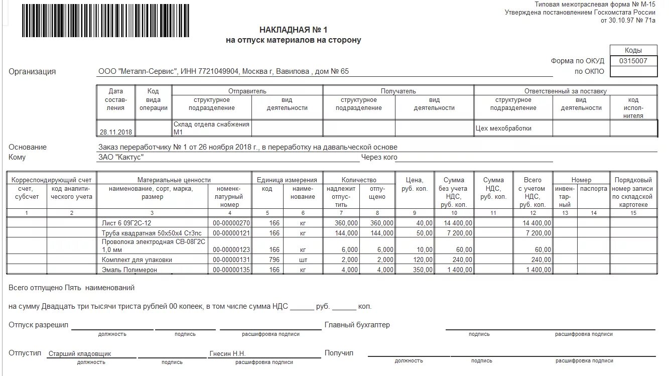Форма м 15 образец. Накладной формы № м-15. Накладная форма м15 пример заполнения. Форма м-15 пример заполнения. Форма н-15 накладная.