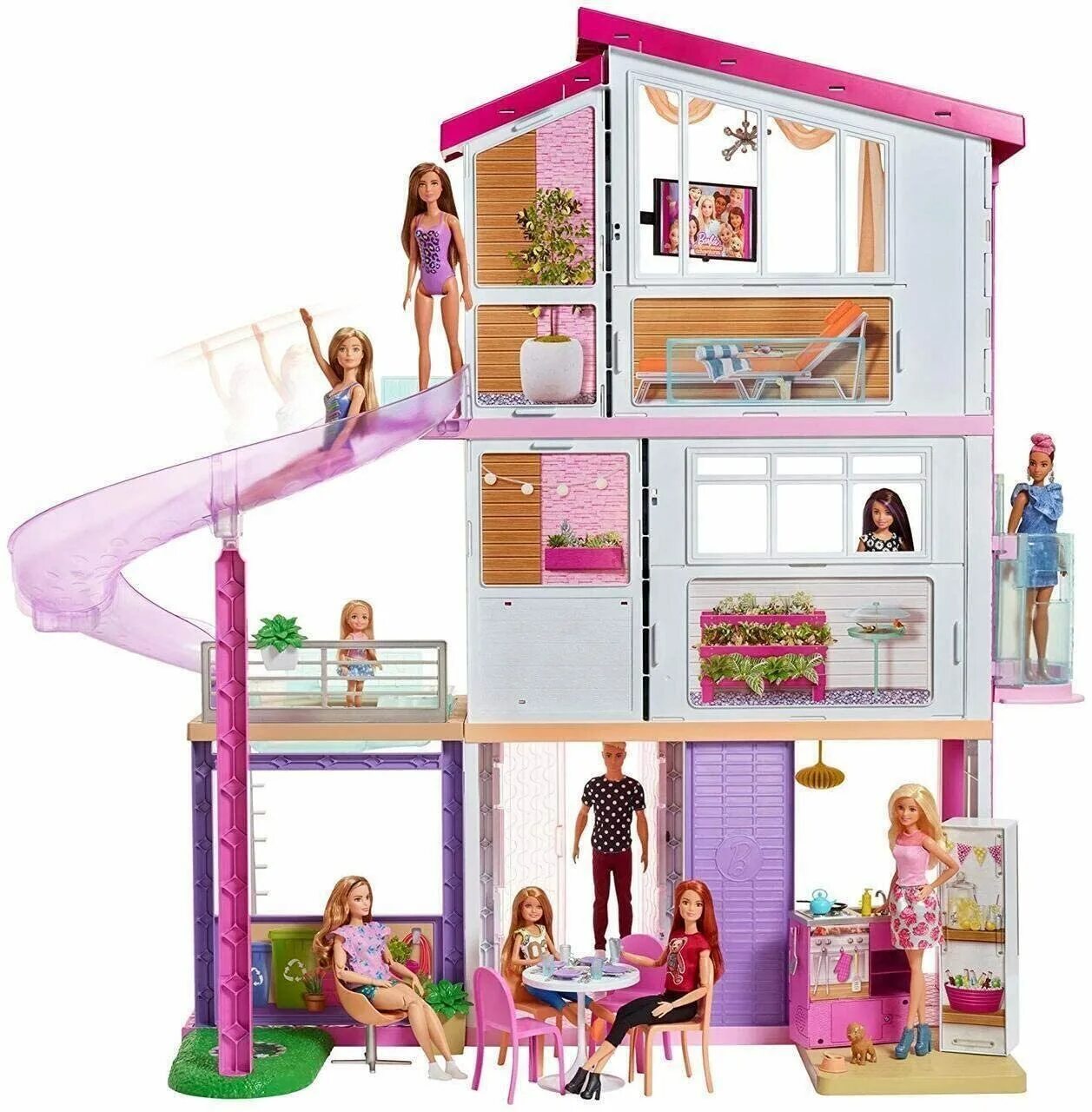 Почему кукольный дом так называется. Дом для куклы barbie дом мечты fhy73. mattel barbie fhy73 барби &quot;дом мечты&quot;. домик для кукол барби дрим хаус. barbie дом мечты трехэтажный с лифтом и мебелью gnh53.