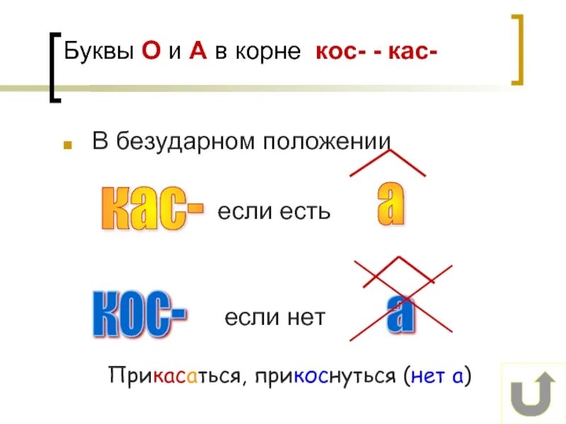 Чередующиеся гласные в корне кос кас. Правописание корня КАС кос правило. Буквы а о в корнях КАС кос. Буквы а и о в корне КАС кос правило. Буквы о и а в корне -лаг- -лож-.