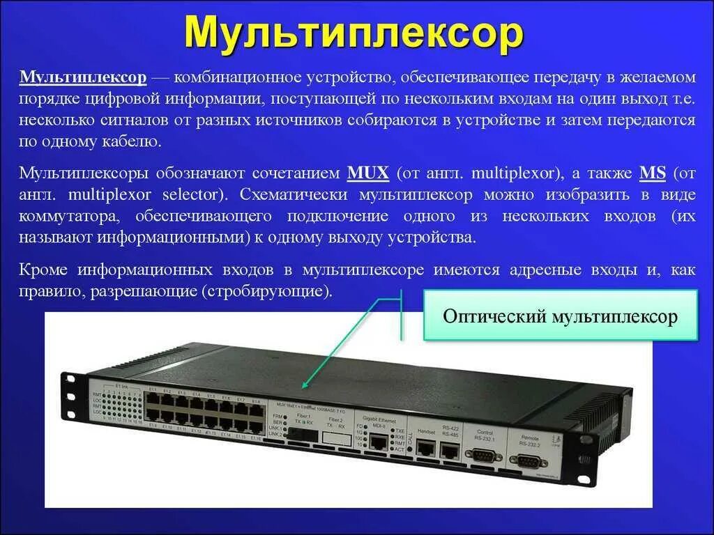 Что такое мультиплексор. Какую функцию выполняет мультиплексор. мультиплексор принцип работы. мультиплексор мп8 принцип. оптический мультиплексор muxpro 7100.