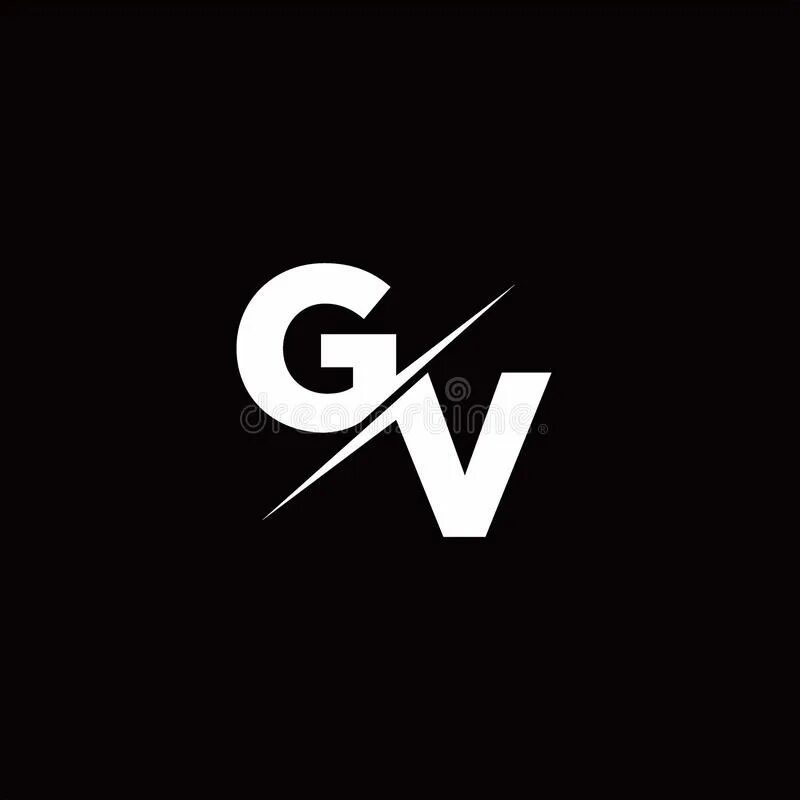 Bv vg. Лого GV. GV logo. Эмблема буквы GV. As logo Letter Monogram Slash.