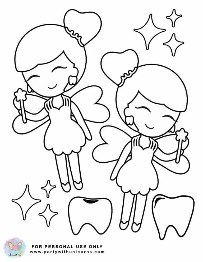 Раскраска зубная фея для детей распечатать Pin by Julia on стоматология in 2020 Fairy coloring pages, Kids coloring books,