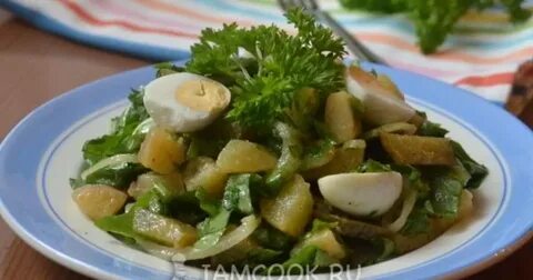 Салат из картофеля и огурцов рецепт