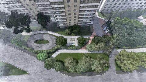 Территория многоквартирного жилого дома