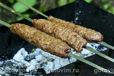 Кебаб из свинины на мангале рецепт