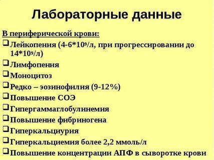 Лимфопении