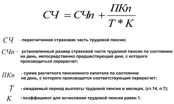 Изменение перерасчета пенсии. Как рассчитать размер трудовой пенсии. Размер трудовой пенсии по старости формула. Формула для определения размера трудовой пенсии. Размер трудовой пенсии по инвалидности определяется по формуле.