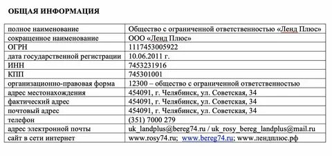 Управляющая компания край