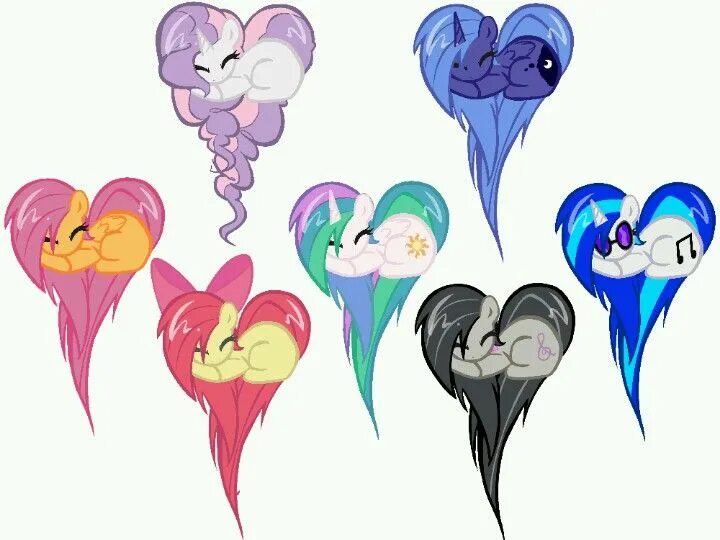 My little pony heart