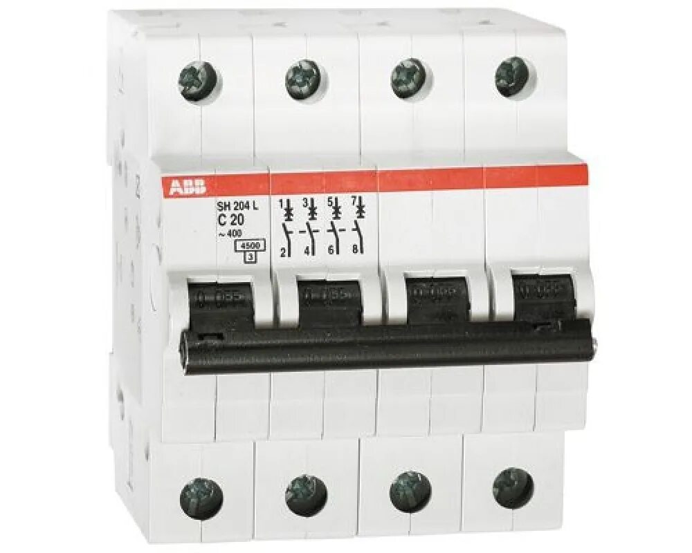 Автоматический выключатель iн а. ABB sh204l 4p. Автоматический выключатель ABB sh204l 4p. Автомат ABB sh204l 4p 40а. ABB 4-полюсный s204 c16.