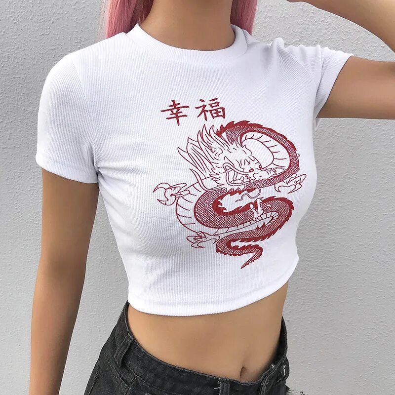 Топик на китайском. Футболка дракон. Футболка женская. Женская футболка дракон. Китайские футболки женские.