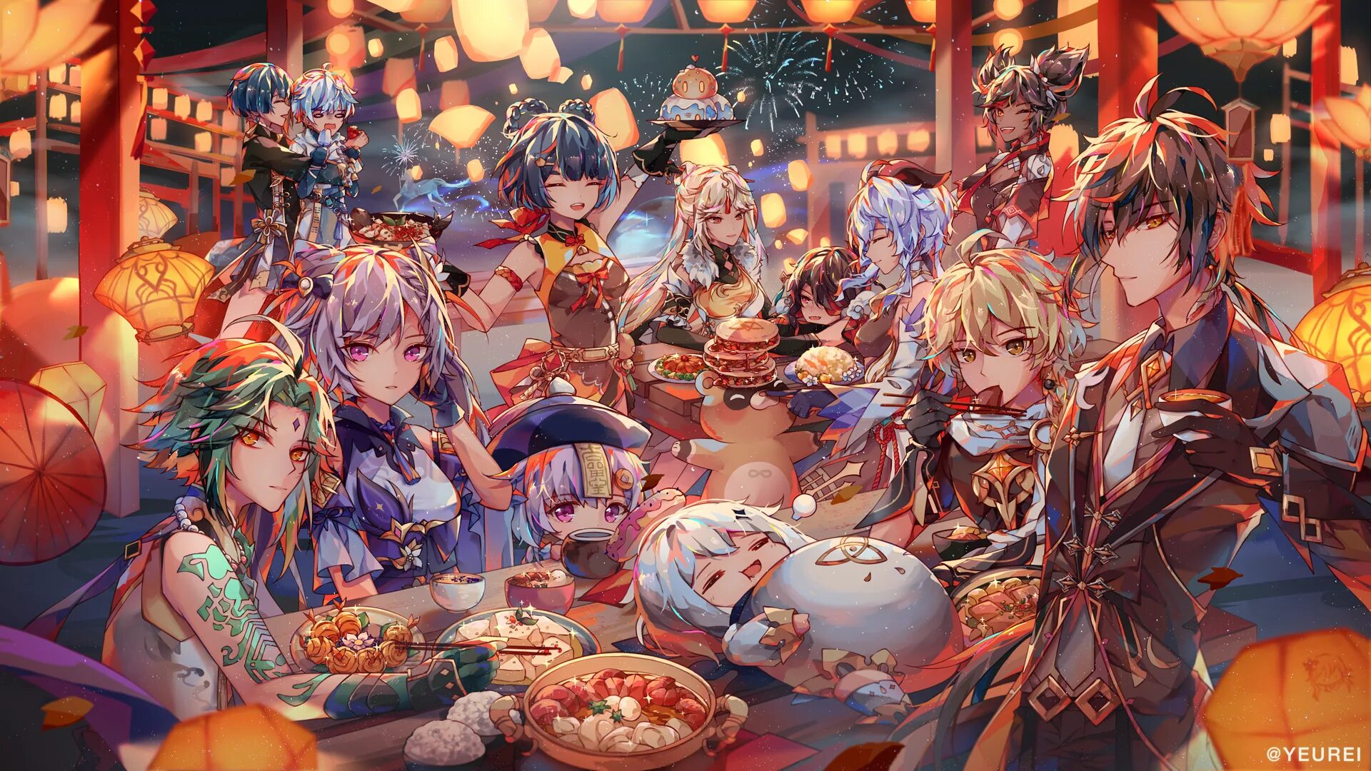 Райдэн геншин импакт. Ноэль геншин импакт арт. Genshin impact party. Qiqi геншин. Геншин импакт.