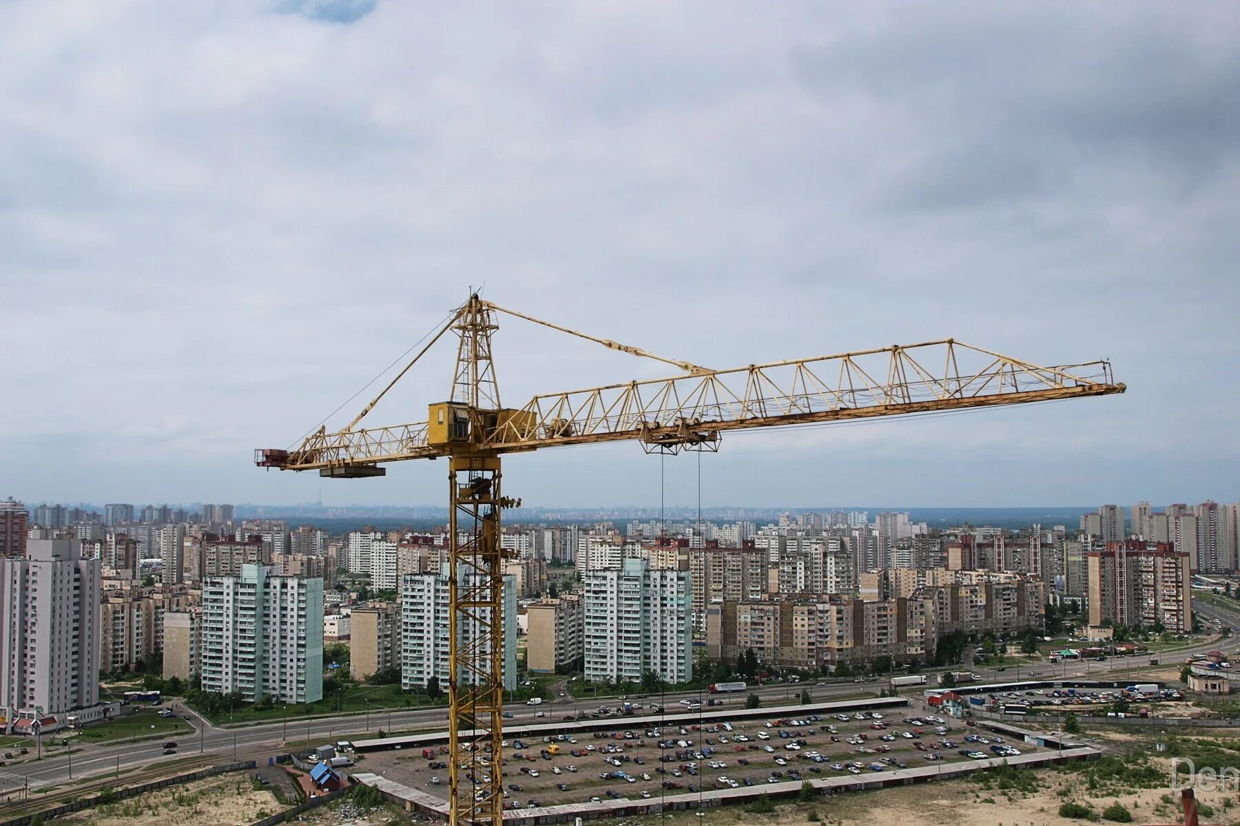 Работа башенных кранов кб