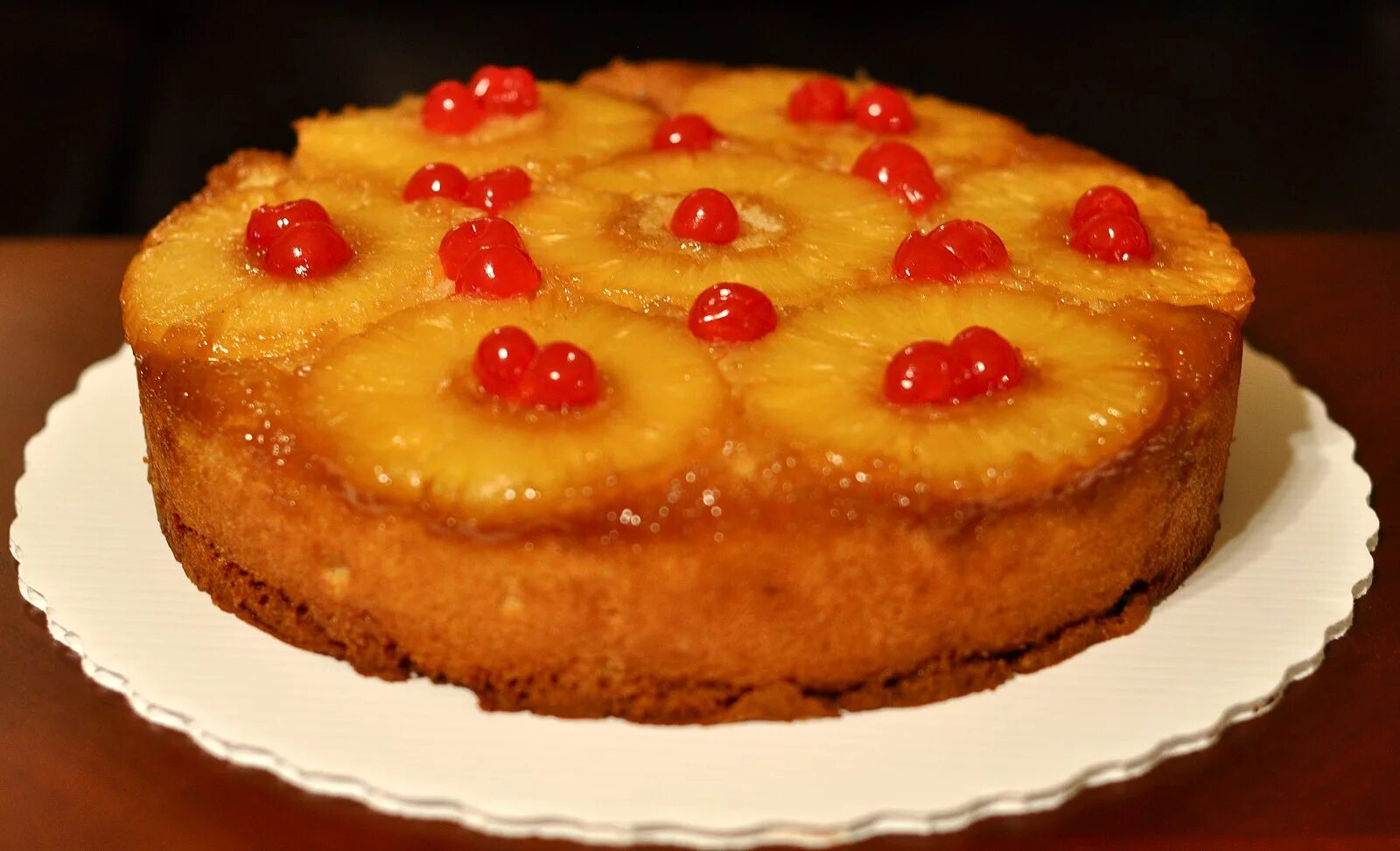 Upside cake