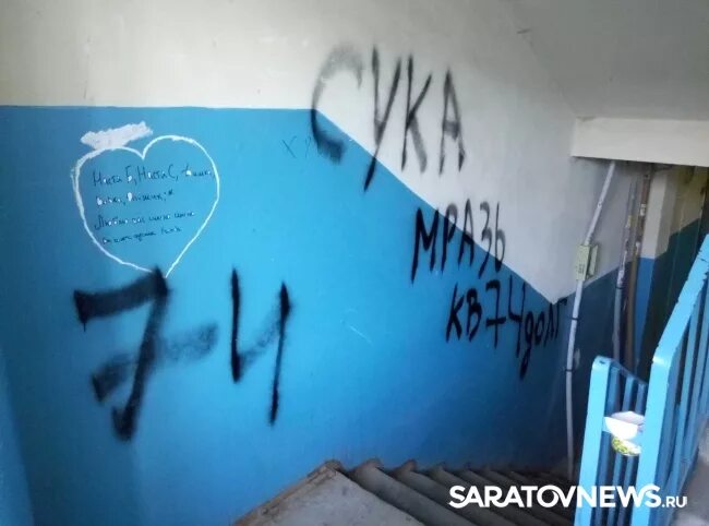 Коллекторы сломали. Коллекторы разрисовали подъезд. Коллекторы в подъезде. Камера в подъезде. Выселение из квартиры.